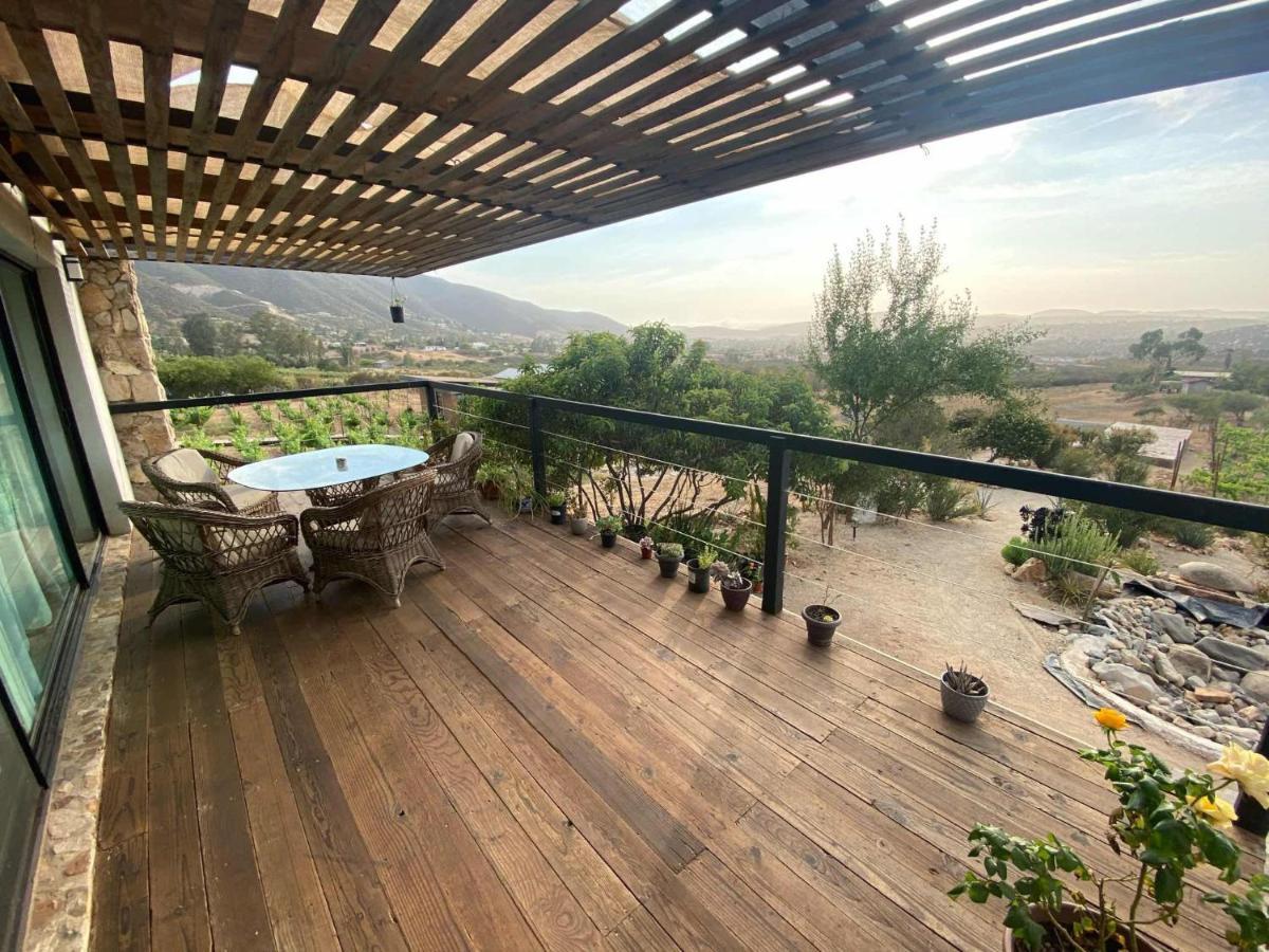 Chalet Nativo - Fabulous Terrace & Vineyard Valle de Guadalupe Kültér fotó